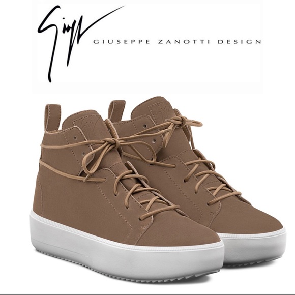 GIUSEPPE ZANOTTI Brown Suede Sneaker - NEW - Picture 8 of 8